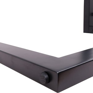 High Quality 28 Dining Table Legs, L-shaped Steel table legs, Office Table Legs,Computer Desk Legs,Industrial kitchen table legs,Black image 9