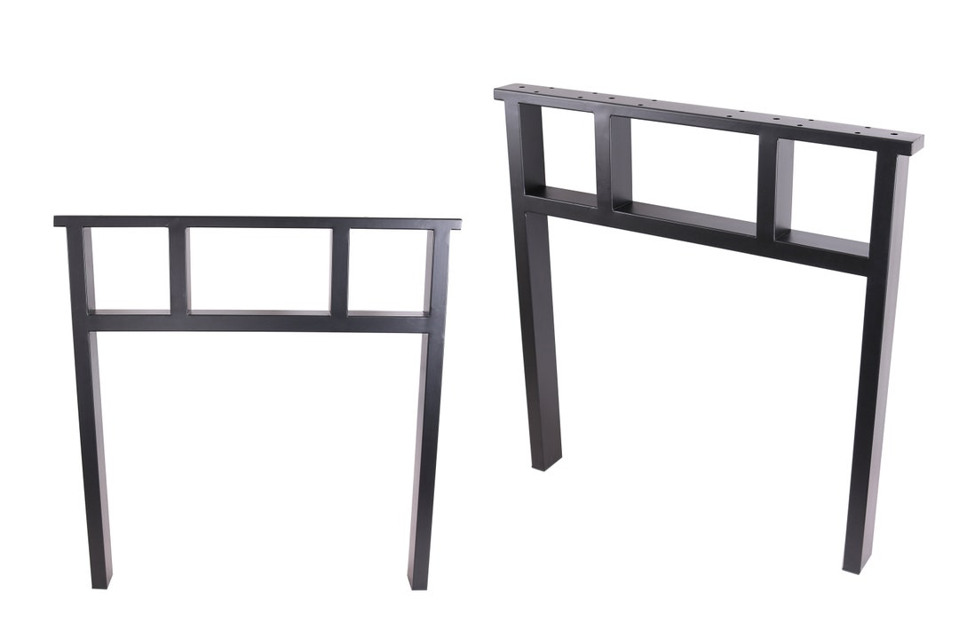 High Quality 28 Dining Table Legs Black Vintage Steel Etsy