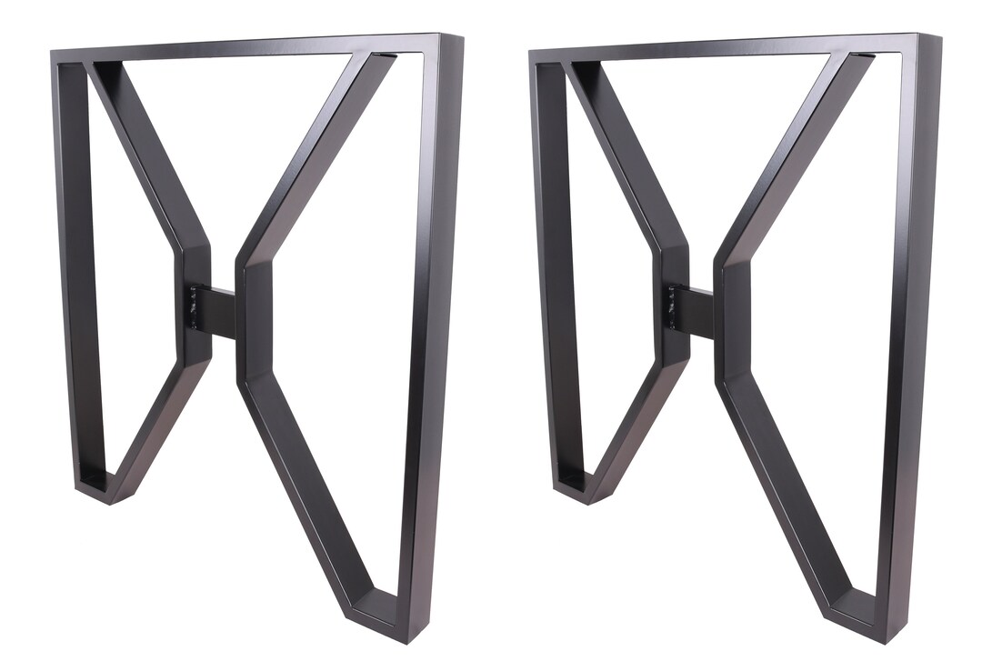 2 X 28 Dining Table Legs, Xshaped Steel Table Legs, Office Table Legs