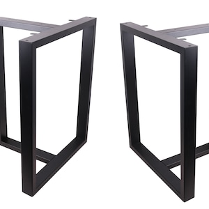 2 X High Quality Dining Table Legs, T-shaped Steel table legs, Office Table Legs,Computer Desk Legs,Industrial kitchen table legs,Black
