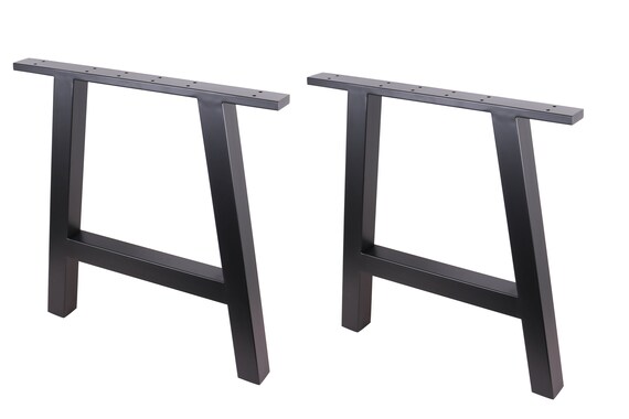 Office Table Legs,Computer Desk Legs,Industrial kitchen table legs,Black Black Steel table legs 2 x High Quality 28 Dining Table Legs