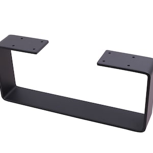 1PC x6&quot;Coffee Table Leg,U shaped Heavy Duty Solid Steel table leg,Cabinet Leg,Sofa Leg,Black