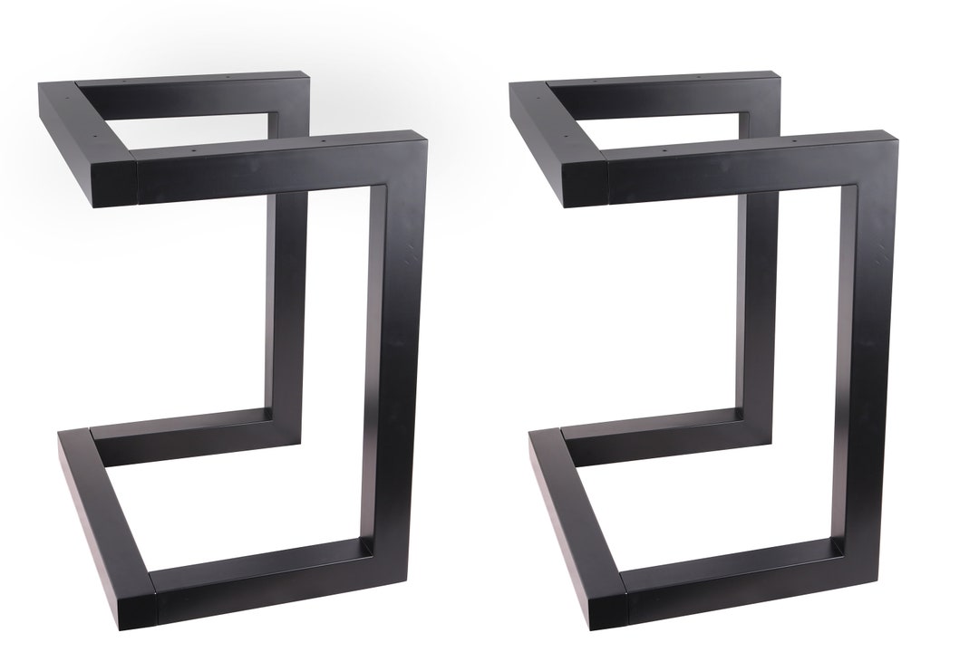 2 X High Quality 28 Dining Table Legs, Cshaped Steel Table Legs, Office Table