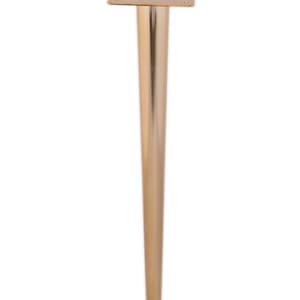 Galvanisierter Goldstahl Tischbein: 16 &#39;&#39; Mid Century Modern Möbel Fuß