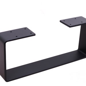 3 x6Coffee Table Legs,U shaped Heavy Duty Solid Steel table legs,Cabinet Legs,Sofa Legs,Black image 8