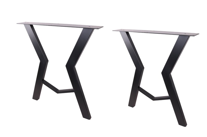 Office Table Legs,Computer Desk Legs,Industrial kitchen table legs,Black Black Steel table legs 2 x High Quality 28 Dining Table Legs