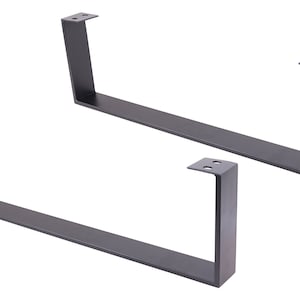 2 x 8&quot;Coffee Table Legs,U shaped table legs,Cabinet Legs,Sofa Legs,Coffee Table Legs,Black