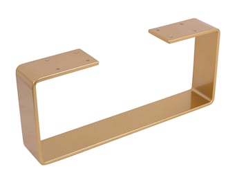 1 x6"Coffee Table Leg,U shaped Heavy Duty Solid Steel table leg,Cabinet Leg,Sofa Leg,Gold