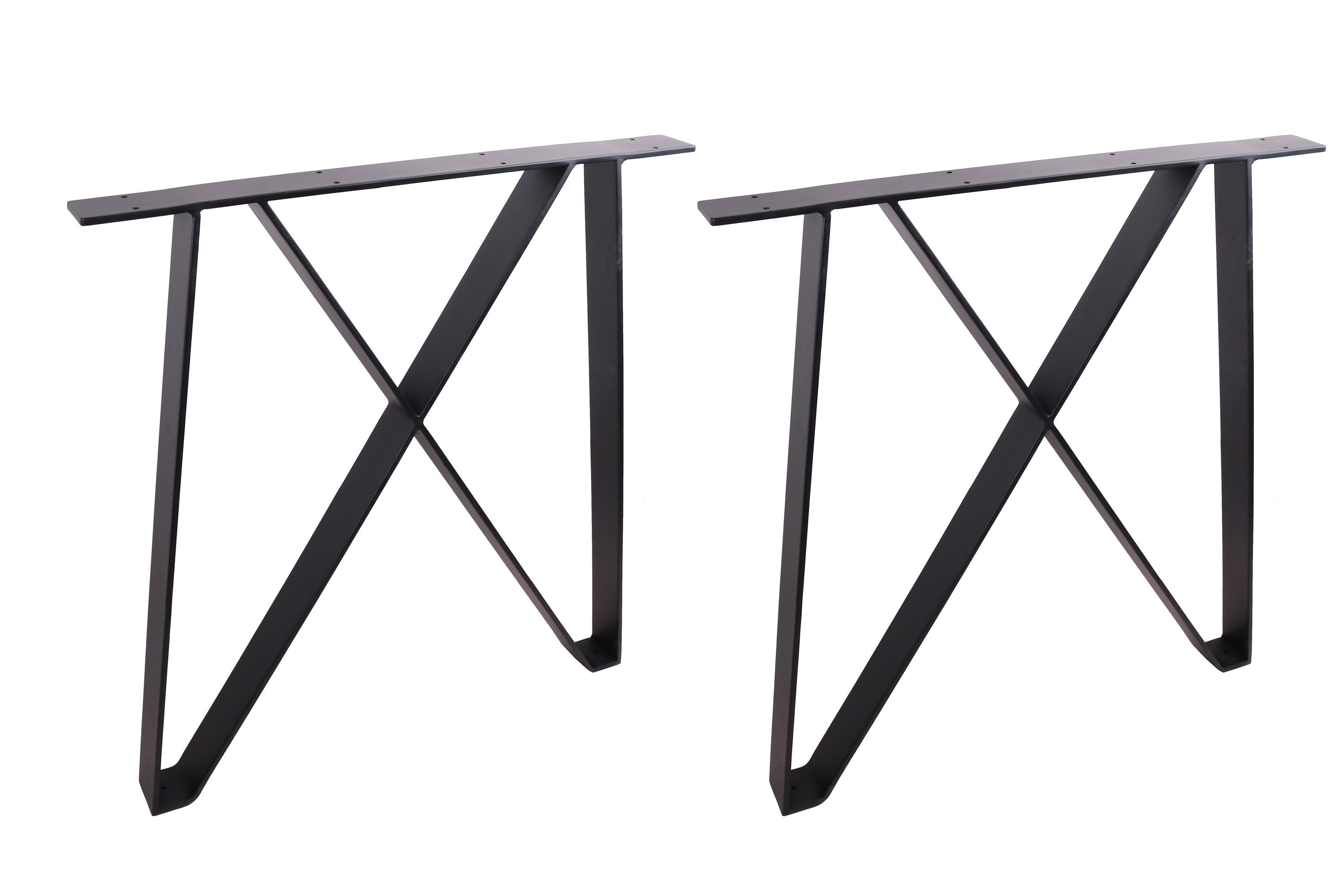 28 Heavy Duty Dining Table Legs Xshaped Solid Steel Etsy