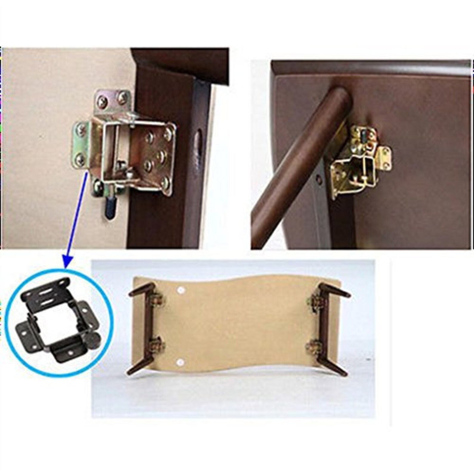 4 pcs Lock Extension Table Bed Leg Feet Steel Folding Foldable Etsy