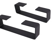 2PCS x4 quot Coffee Table Legs,U shaped Heavy Duty Solid Steel table legs,Cabinet Legs,Sofa Legs,Black