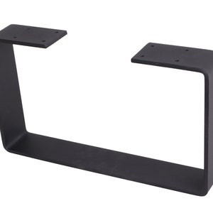 1 x8&quot;Coffee Table Leg,U shaped Heavy Duty Solid Steel table leg,Cabinet Leg,Sofa Leg,Black