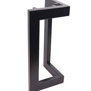1 x 18&#39;&#39; High Quality Bench Leg,Dinning L-shaped Steel table leg,Coffee Table Leg,Computer Desk Leg,Industrial kitchen table leg,Black