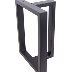 1 x 18&#39;&#39; High Quality Bench Leg,Dinning T-shaped Steel table leg, Coffee Table Leg,Computer Desk Leg,Industrial kitchen table leg,Black