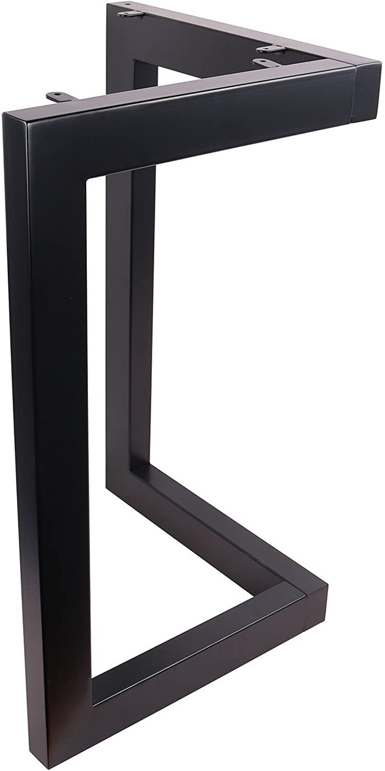 High Quality 28 Dining Table Legs, L-shaped Steel table legs, Office Table Legs,Computer Desk Legs,Industrial kitchen table legs,Black image 5