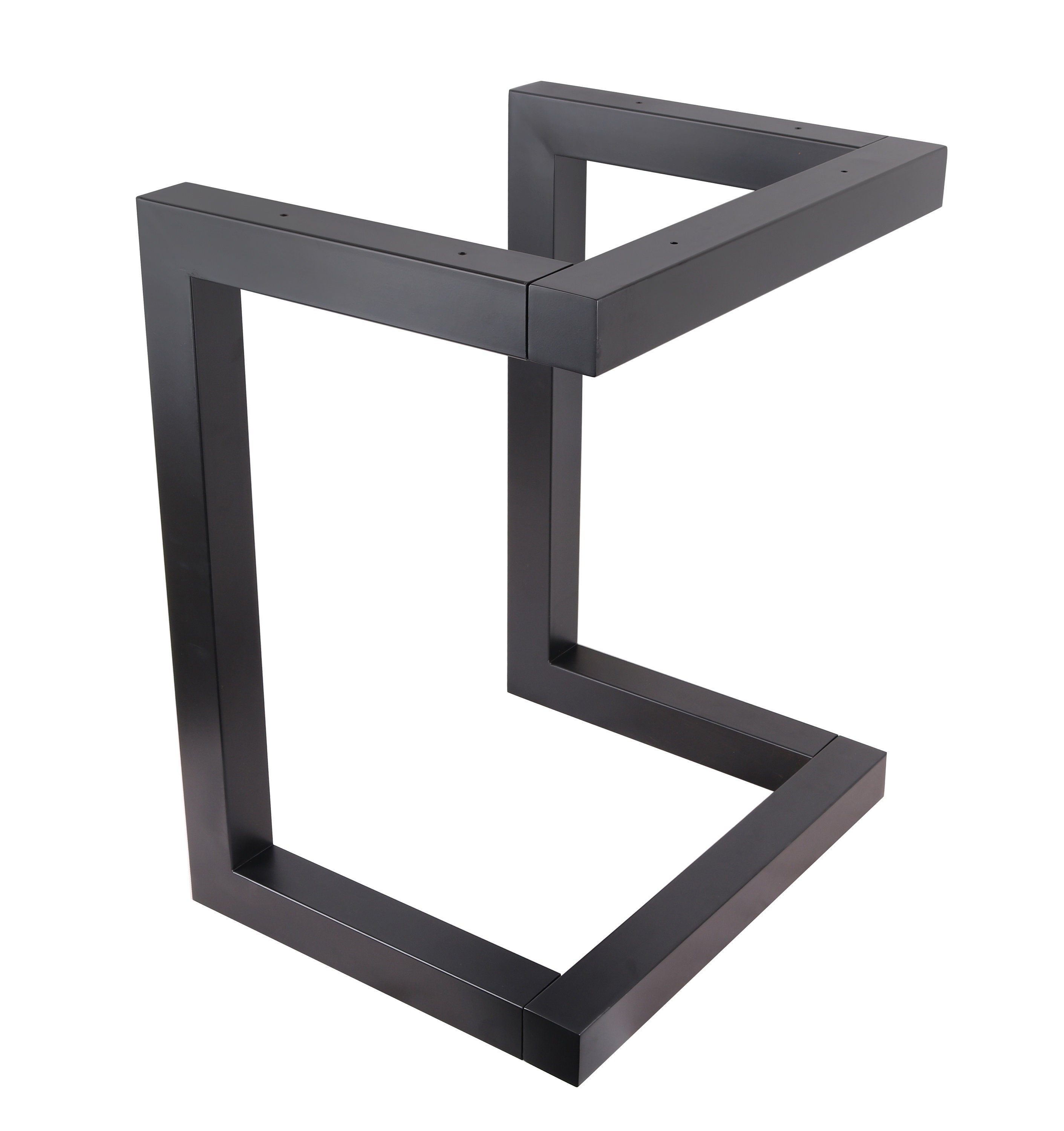 2 X High Quality 28 Dining Table Legs Cshaped Steel Etsy