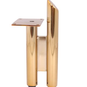 4&#39;&#39; 6&#39;&#39; 8&#39;&#39;  Gold Metal Furniture Leg, Modern Style Coffee Table Sofa Leg,Kitchen Table Leg, Bathroom Cabinet Cupboard Leg, DIY Cabinet Leg