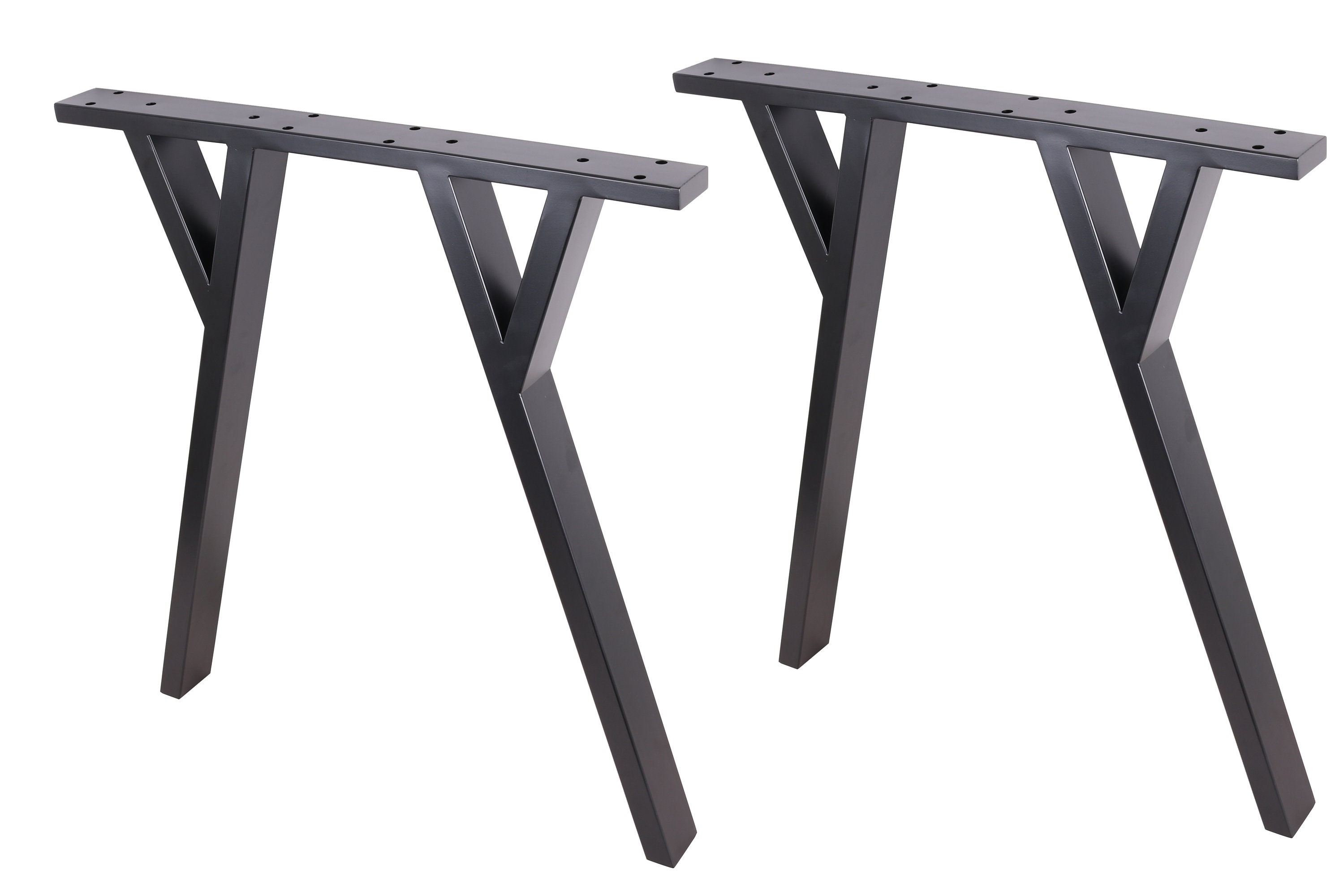 High Quality 28 Dining Table Legs Black Vintage Steel Etsy