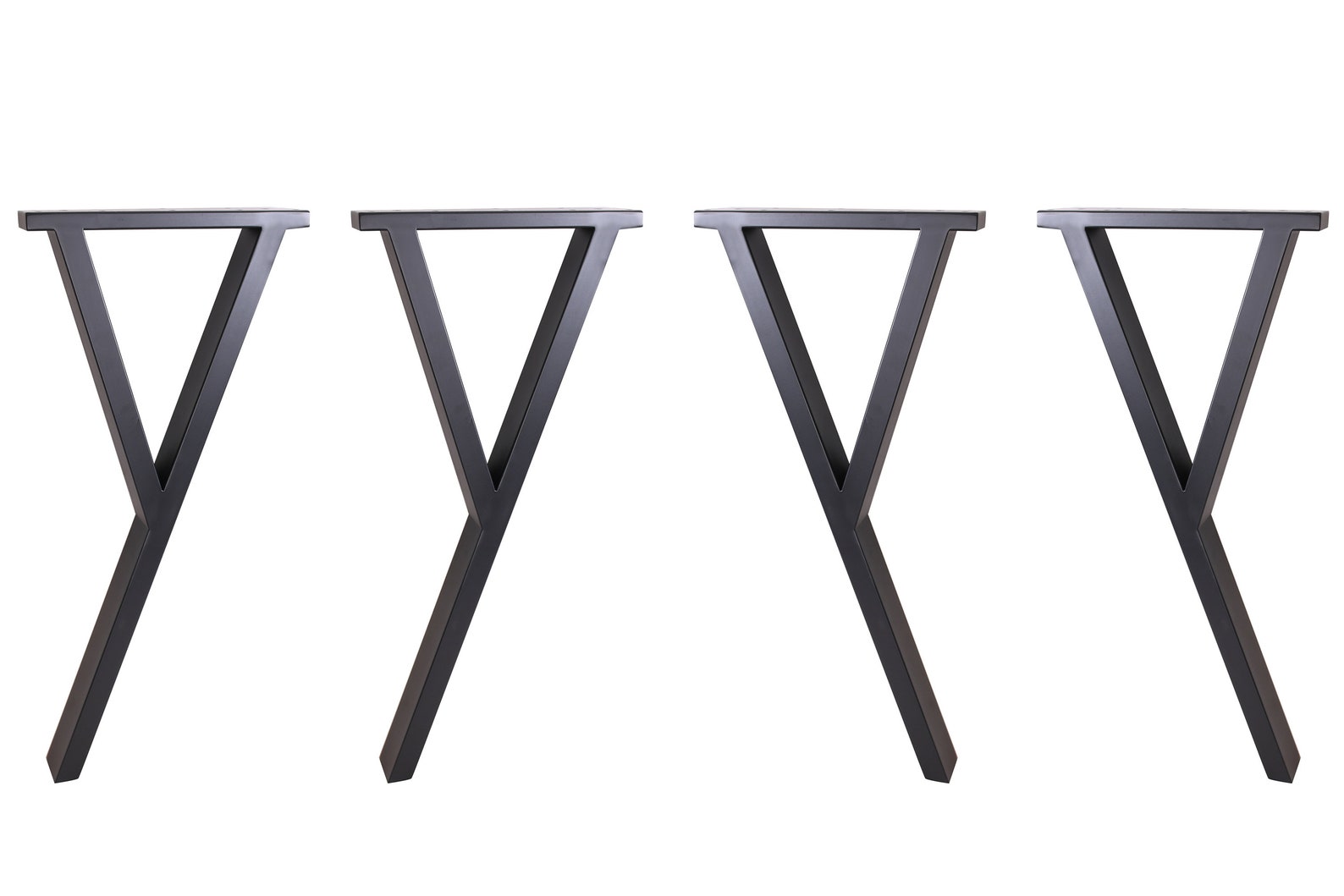 4PCS X 28 Dining Table Legs Y Shaped Vintage Steel - Etsy