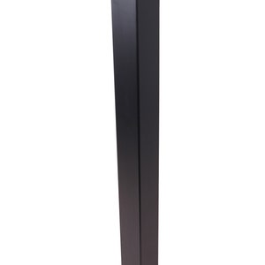 28" Steel Table Leg: Black Powder Coated, DIY Furniture