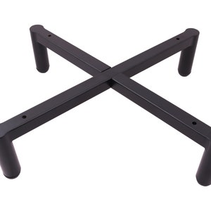 5&quot; High Quality Round Chair Legs, X-shaped Steel table legs,Round Coffee Table Legs,Cabinet Legs,Black