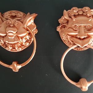 3d Printed Labryinth Wall Knockers