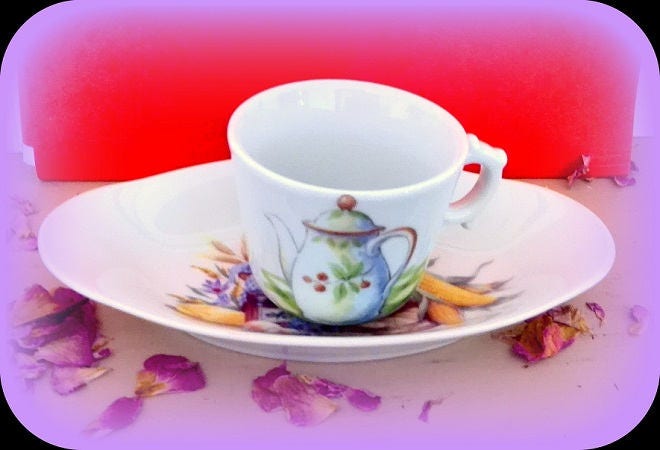 Service Petit Déjeuner Café Thé Gourmand Réalisé en Porcelaine de Limoges