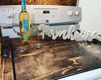Hand Made Stove Cover | Noodle Board | Kitchen Decor