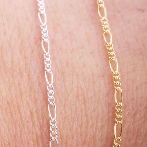 SOLID GOLD Unfinished Chain for Permanent Jewelry 14K Gold Chain