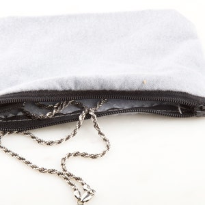 Zipper Polishing Cloth Bag, Jewelry Making Supplies, Jewelry Care Cloth, For Polishing Necklaces, Earrings, Bracelets, For Hand Stamping