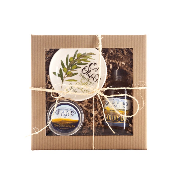 Tuscan-Inspired Olive Oil Gift Set (2B) | Foodie Gift Idea | Artisan Crafted Gift