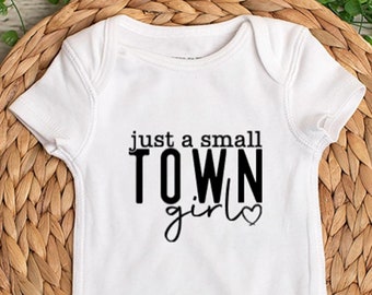 Just a Small Town Girl - Baby Bodysuit - Toddler Shirt - Kids T-Shirt - Infant Bodysuit - Great for the Journey fans out there!