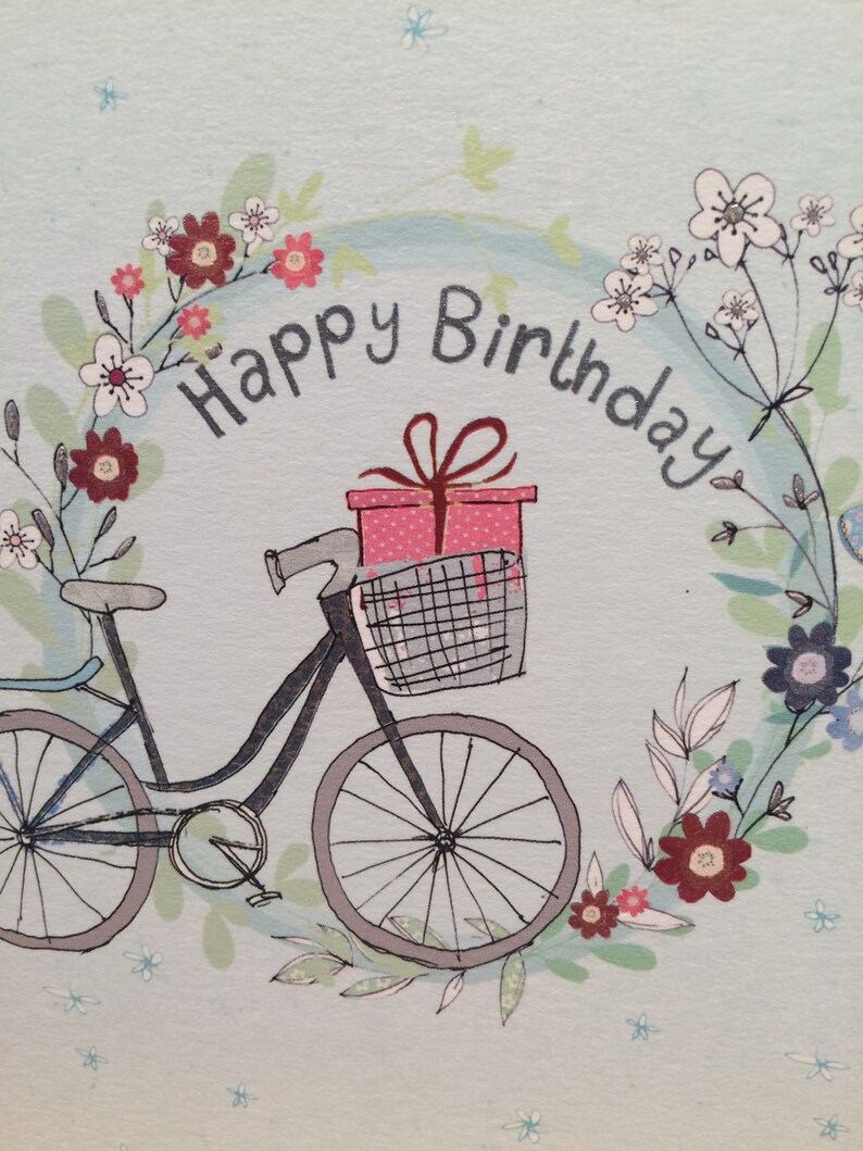 Alles Gute Zum Geburtstag Fahrrad Fahrrad-Geburtstags-Karte alles Gute zum Geburtstag Karte - Etsy.de