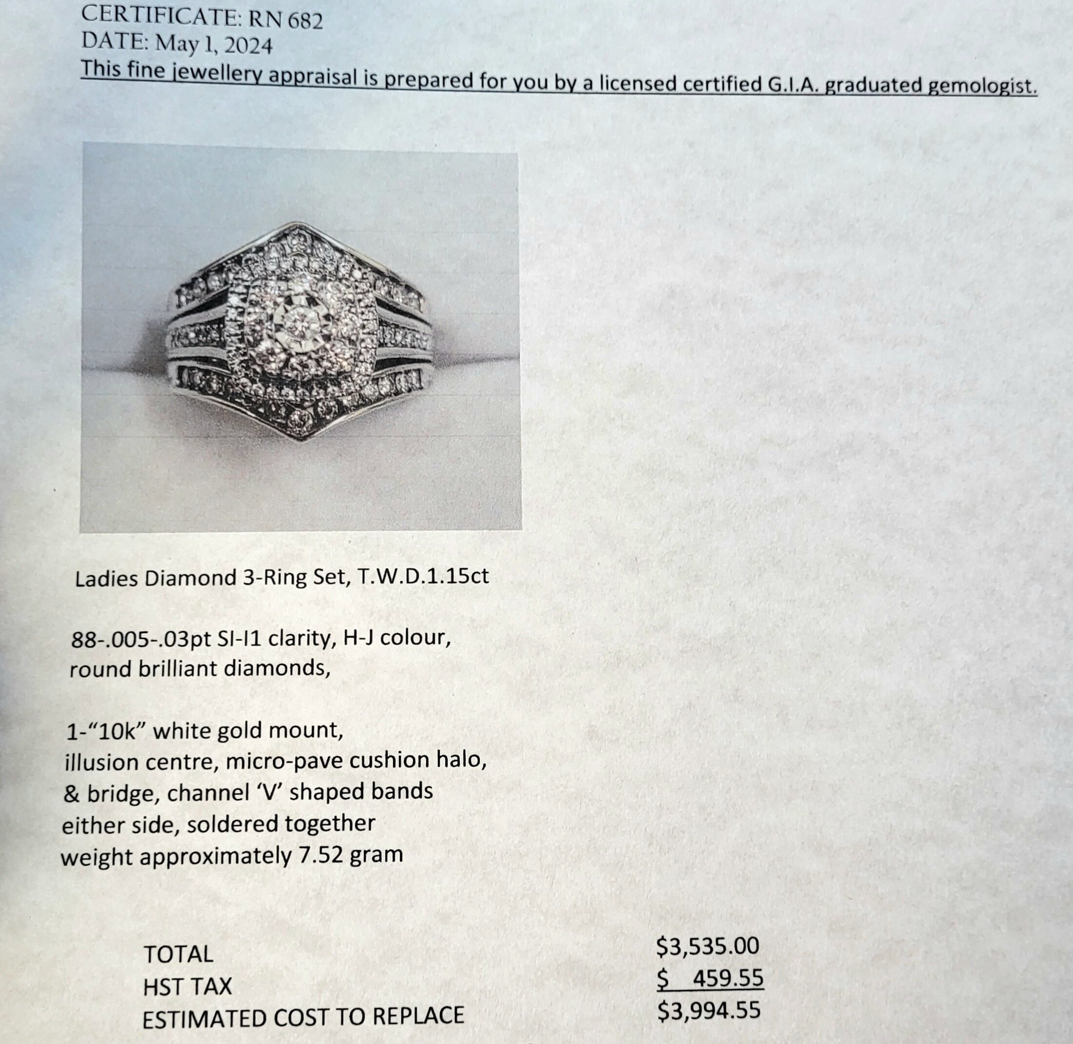 Blue and White Diamond Quilt Pendant 10k White Gold - Total of 88 Diamonds Blue and White Diamond Quilt Pendant 10k White Gold - Total of 88 Diamonds