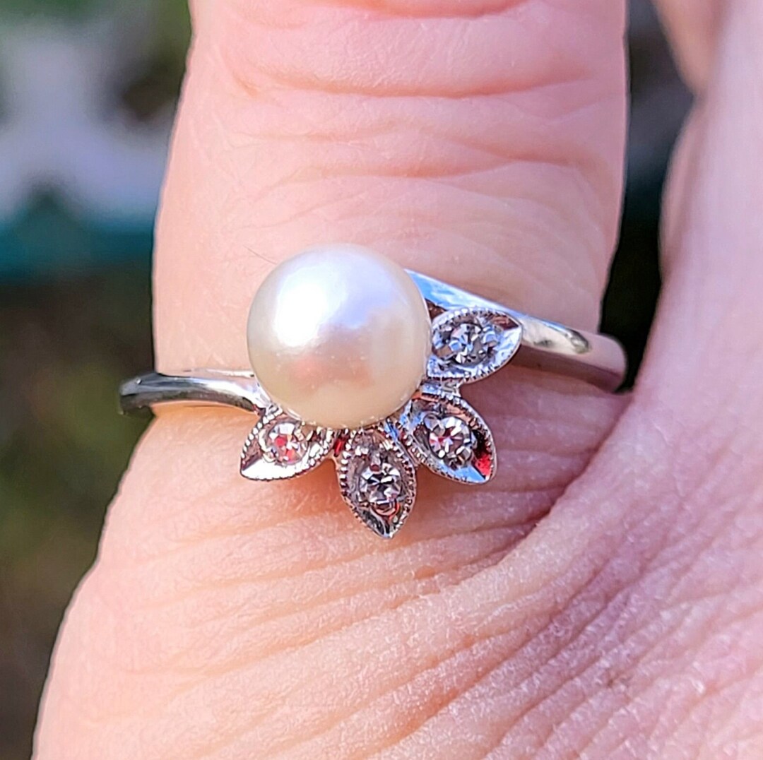 Rare Estate Vintage Birks 1950s Art Deco Style Mid Century