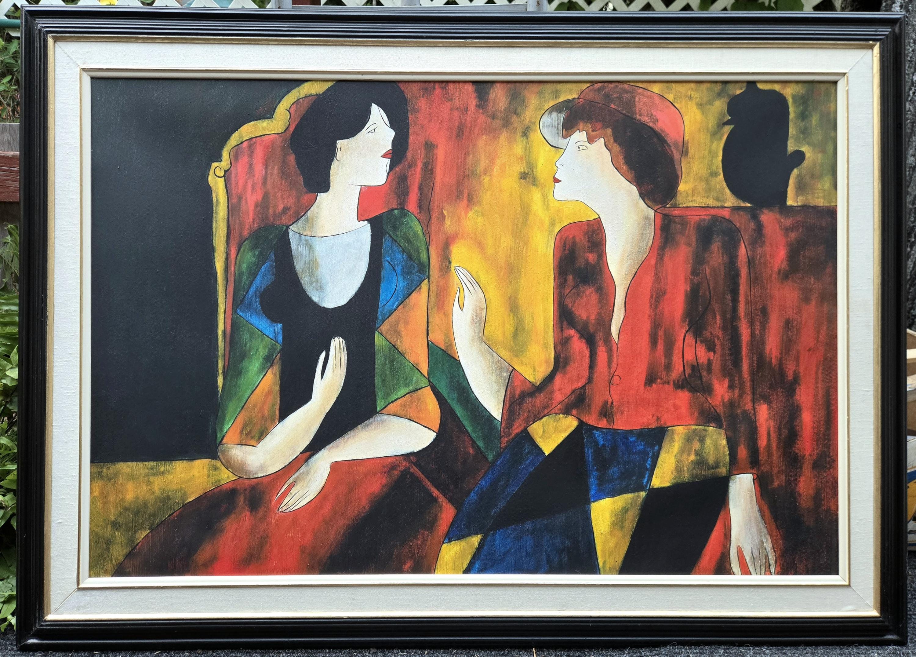 リンダ・ル・キンフ Kinff Le Linda リトグラフ 額装済 2枚セット 版画