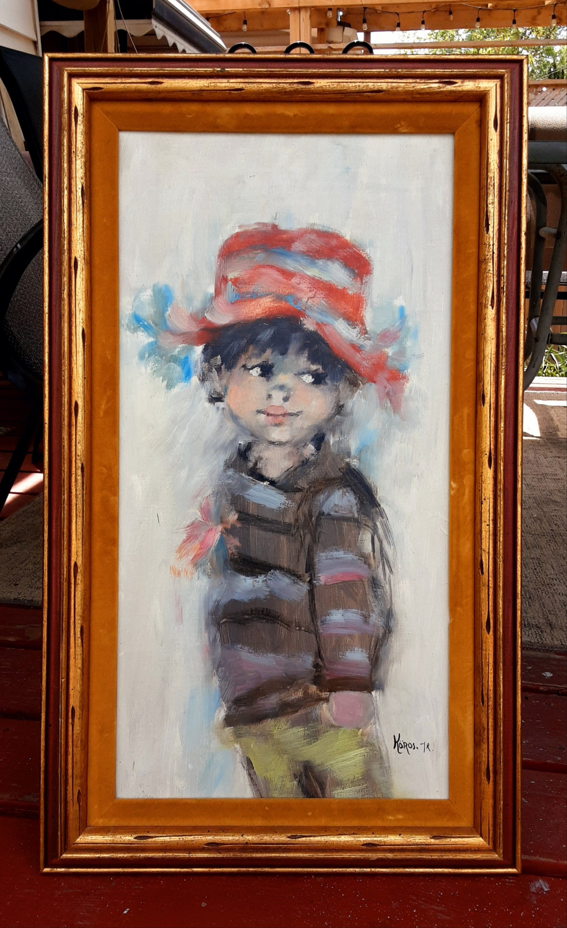 Big Eye Boy Painting - Etsy