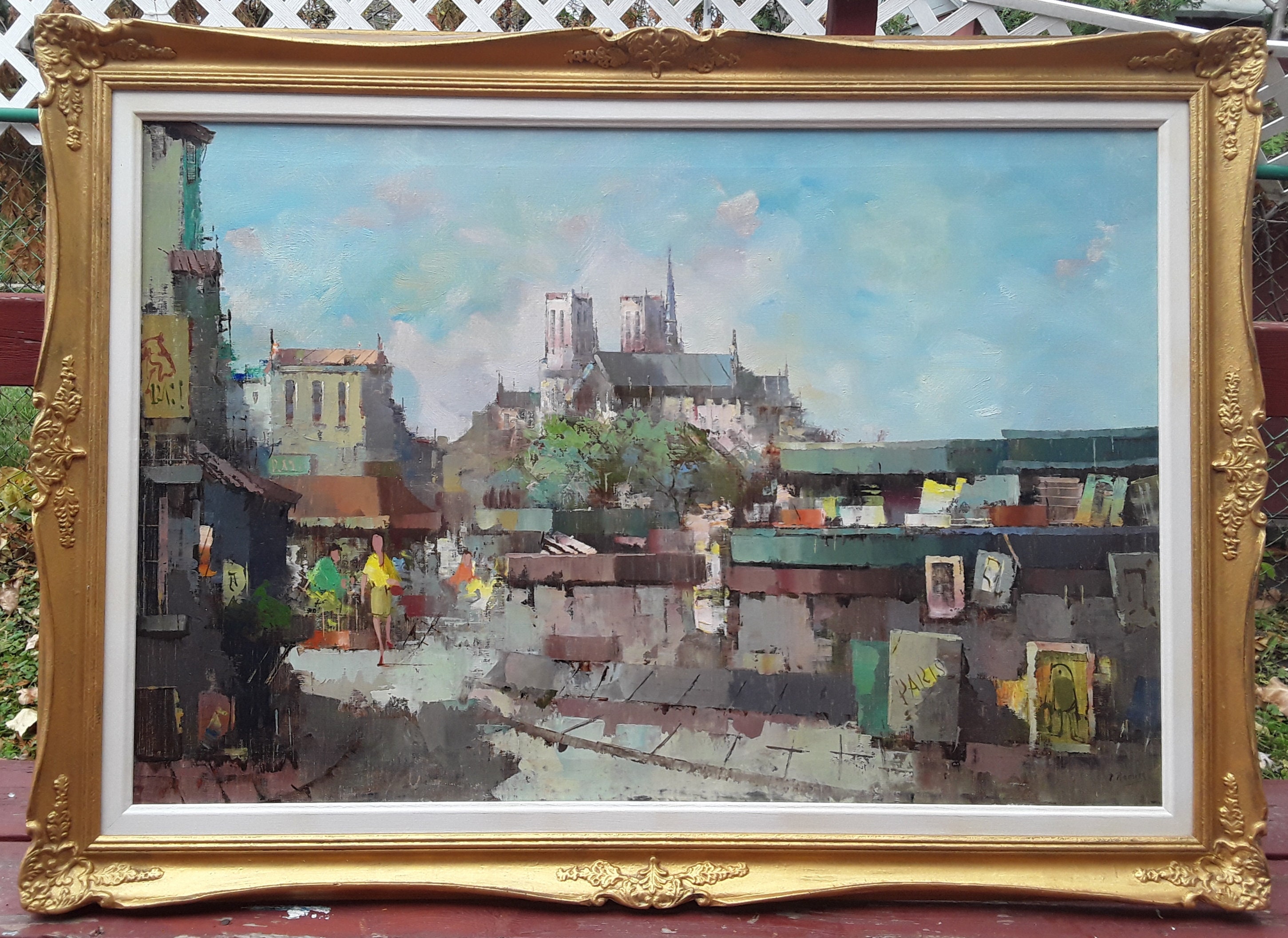 著名なフランス人画家ポール・ロミエ（1919-1961）による、1950年代の