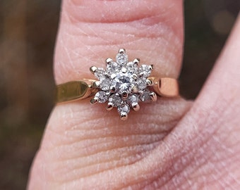 ◆VINTAGE HOLLYWOOD◆ Mini Daisy Garden Ring EarringsVH25NNE 즐거운 온라인 쇼핑공간에 오신 것을 환영합니다!