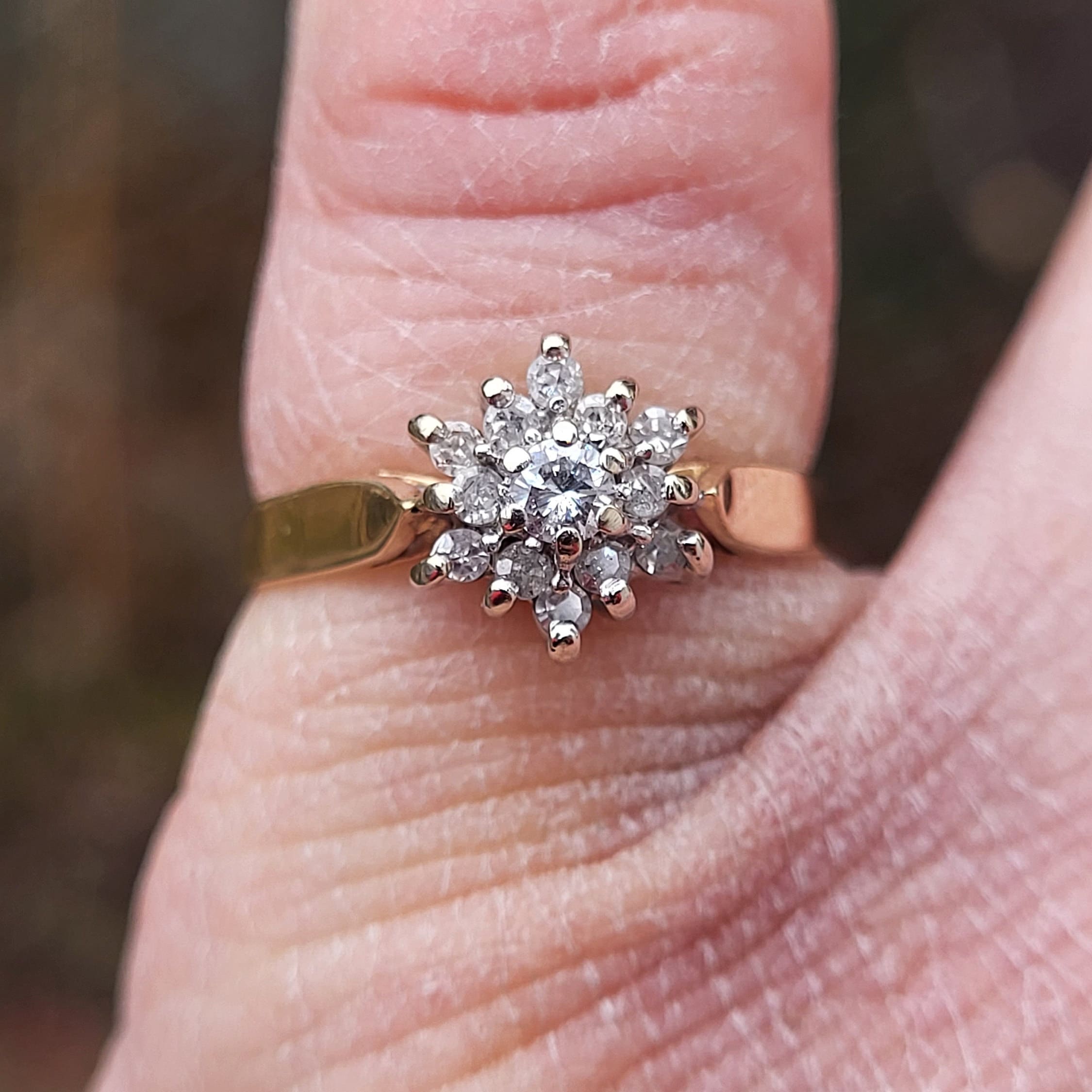 Stunning Dainty Vintage 1980s 10K Yellow Gold Genuine