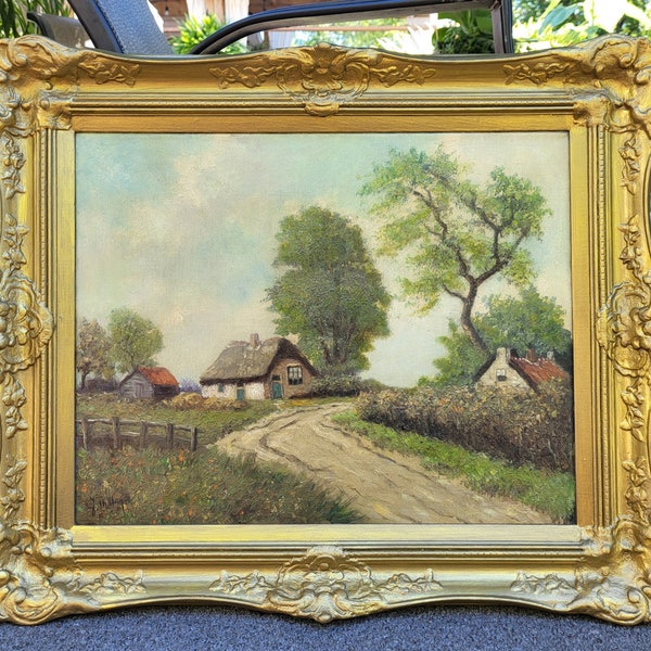 Framed Landscape Painting - Etsy