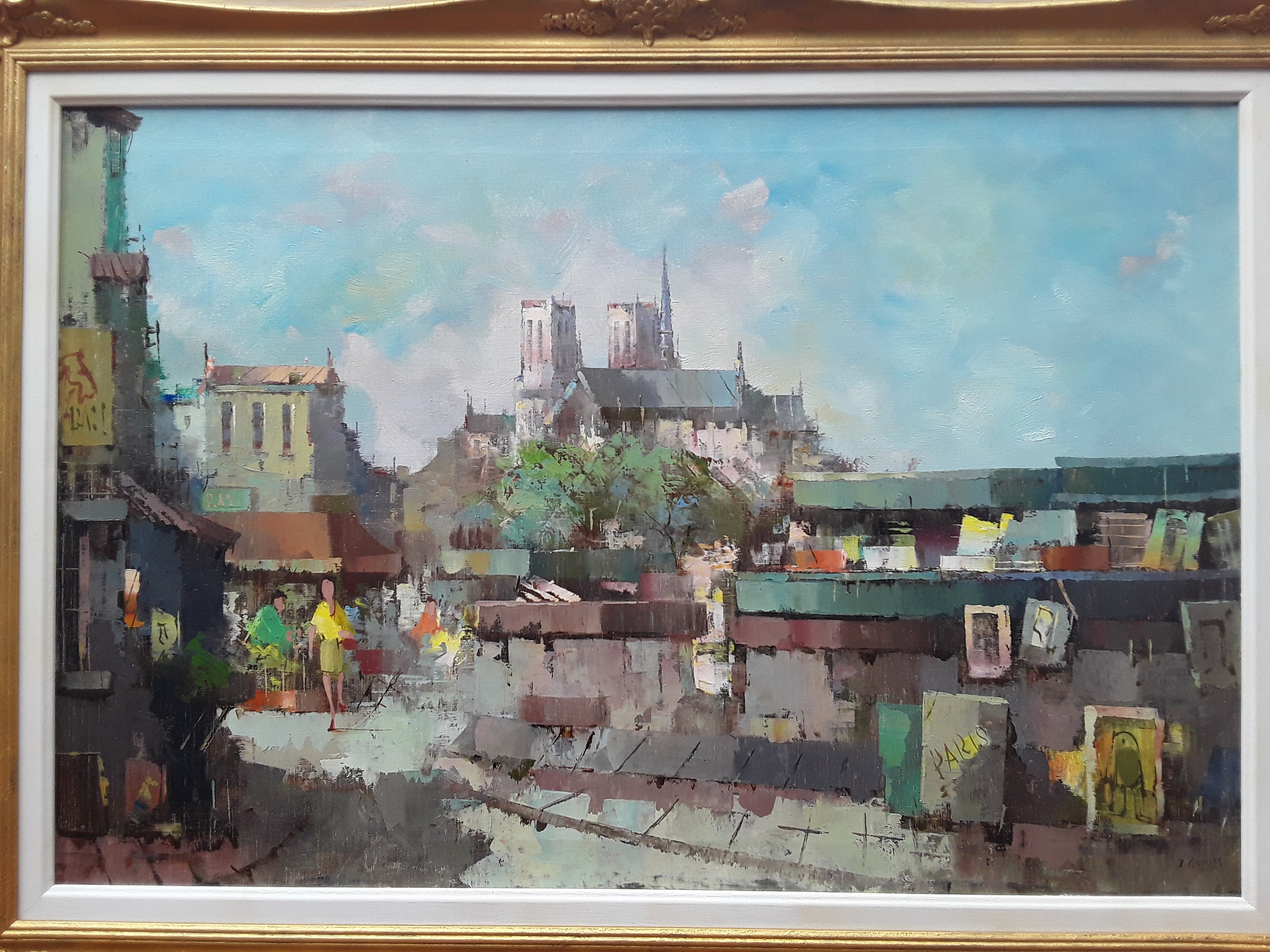 著名なフランス人画家ポール・ロミエ（1919-1961）による、1950年代の