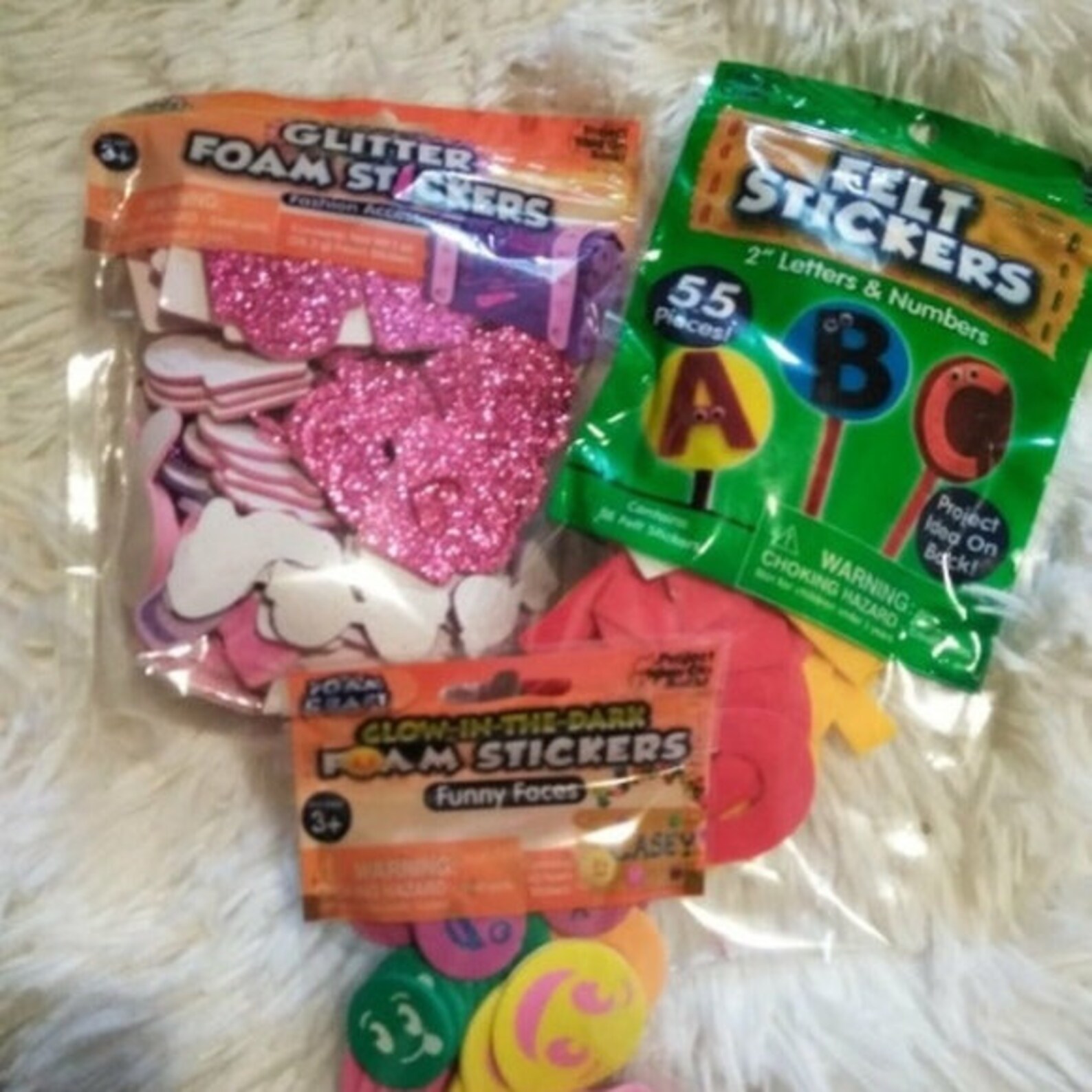 3 Packages of Foam Stickers of Scrapbooking & Crafts Etsy