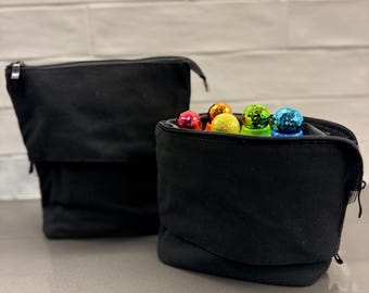 Bolsa organizadora telescópica de lona