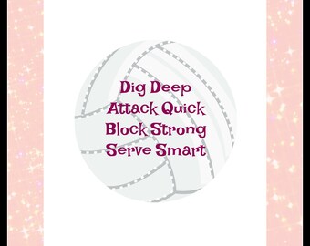 Volleyball Quote Art Etsy
