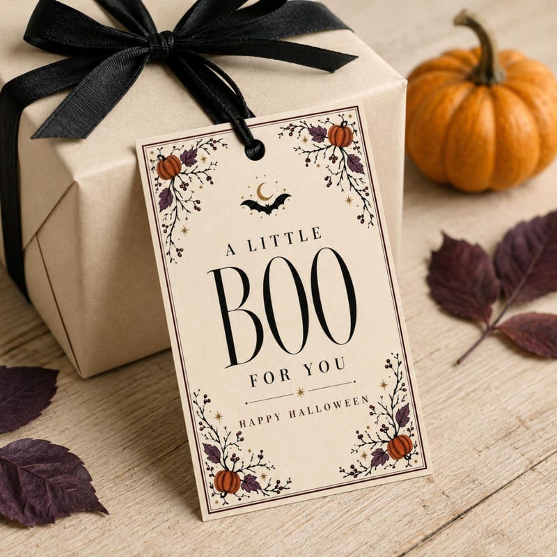 Boo Pdf Pink Boo Tags - Etsy UK