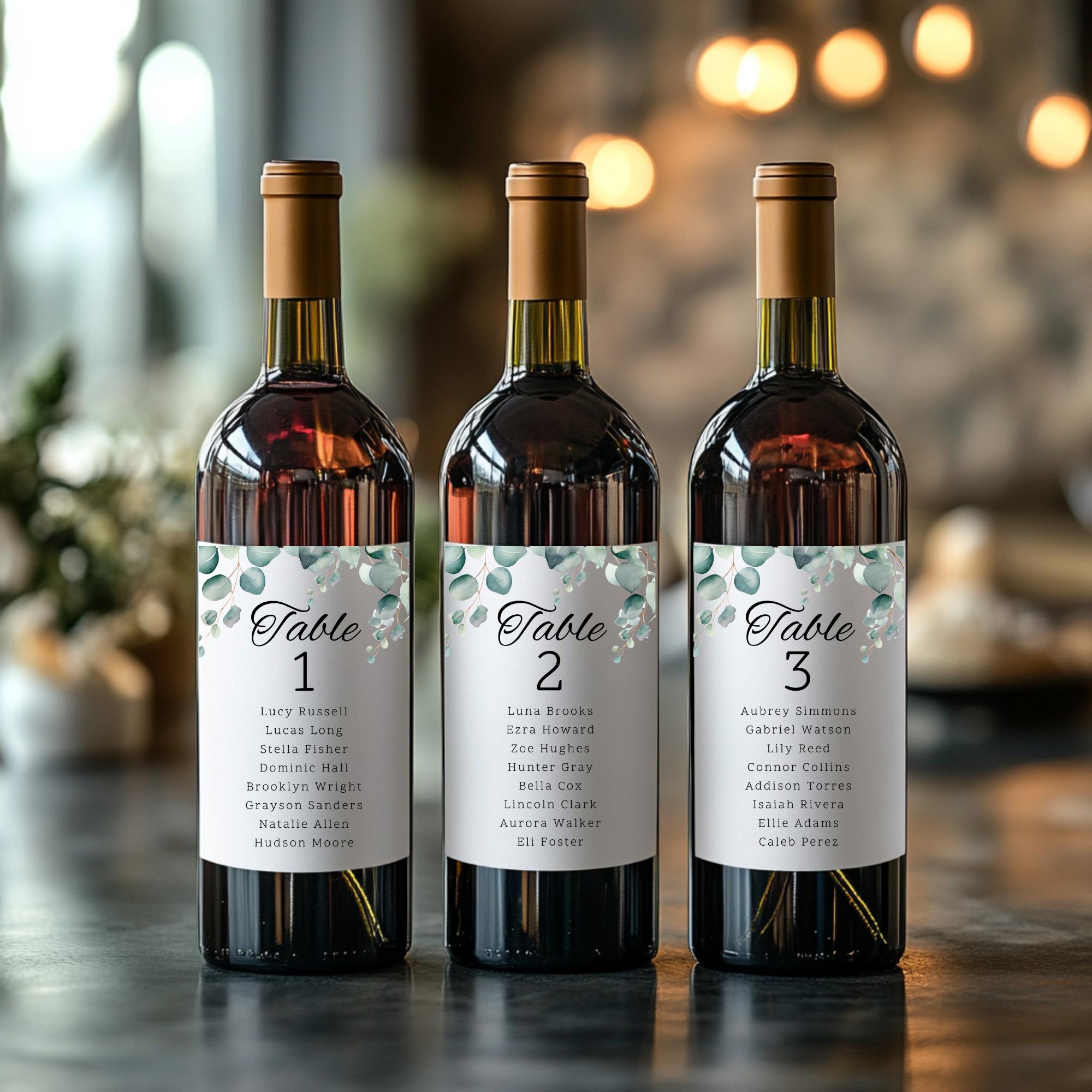 Winery Seating Chart Canada