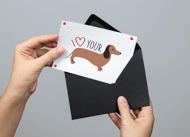 I Love Your Weiner Dog Valentine Anniversary Birthday Etsy Il 794xN.1818399213 Oprn