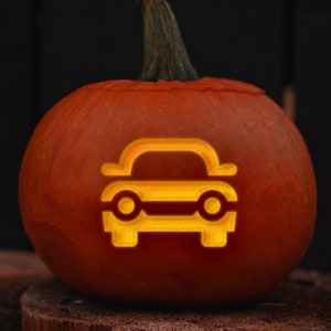 Transportation PRINTABLE Pumpkin Carving Stencil Set - Car Truck and ...