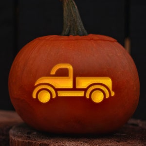 Transportation PRINTABLE Pumpkin Carving Stencil Set - Car Truck and ...